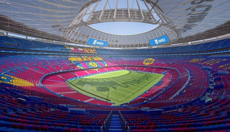 ملعب كامب نو برشلونة