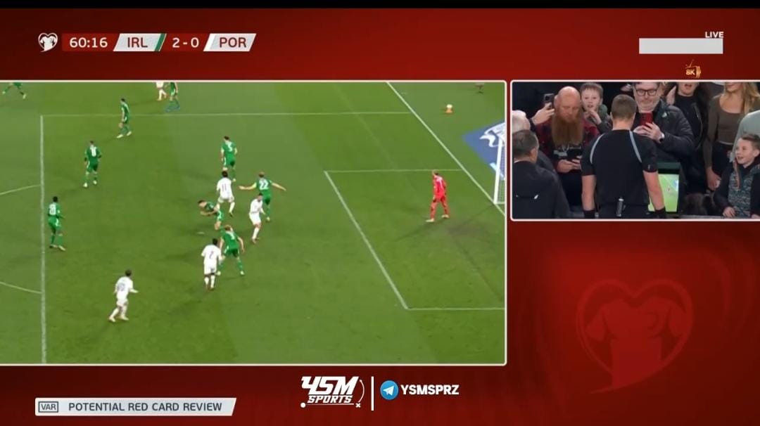 طرد كريستيانو رونالدو