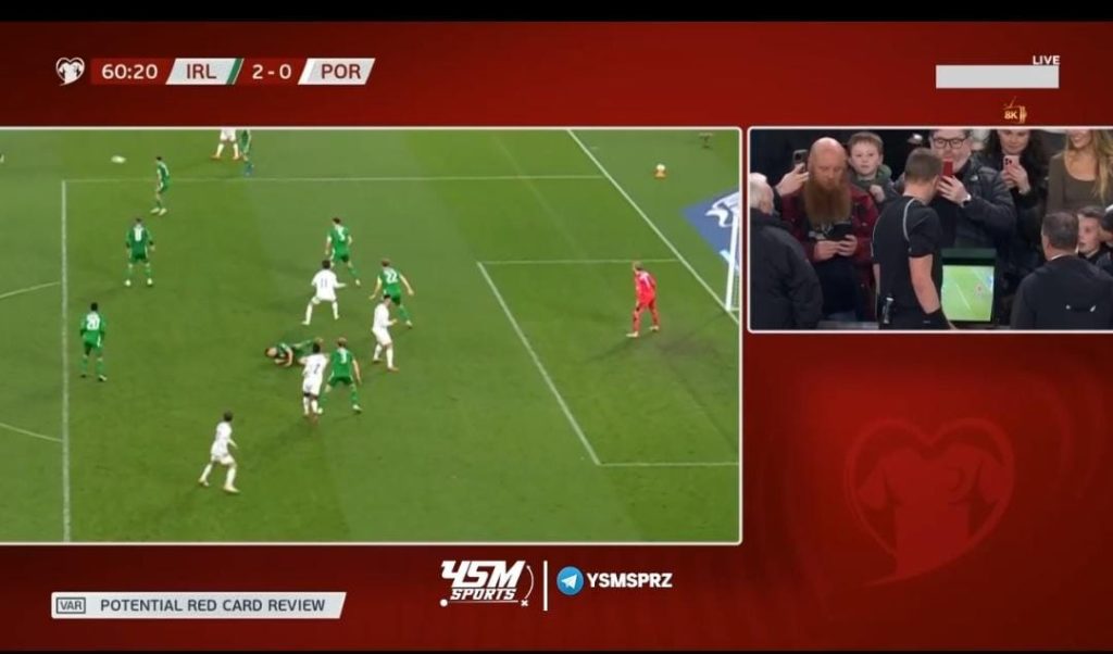 طرد كريستيانو رونالدو