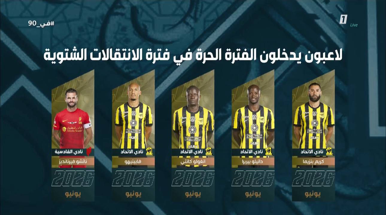 13 لاعباً يقتربون من الرحيل المجاني عن دوري روشن.. شتوية نارية هذا الموسم