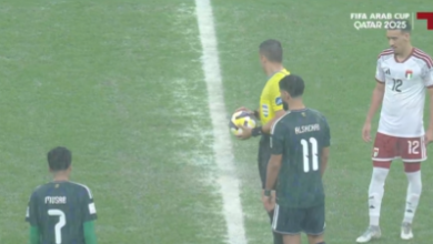 إلغاء مواجهة المنتخب السعودي والإمارات في كأس العرب 2025