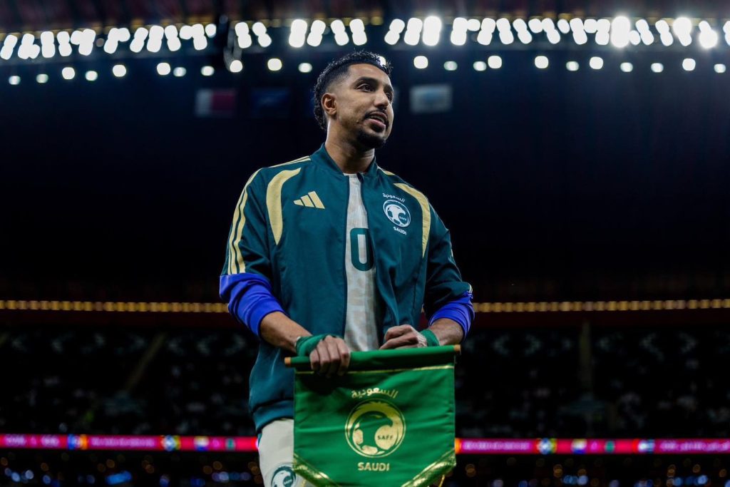 سالم الدوسري لاعب المنتخب السعودي