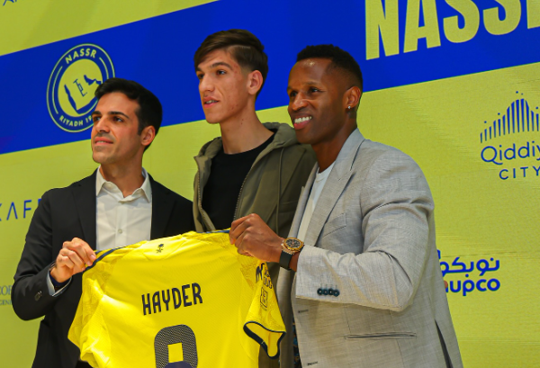 حيدر عبد الكريم لاعب النصر