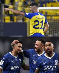 ألفارو نجم النصر السابق يتغنى بسالم الدوسري
