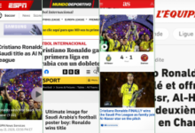 الصحف العالمية تحتفي بتتويج النصر بدوري روشن.. ورونالدو يخطف الأضواء 