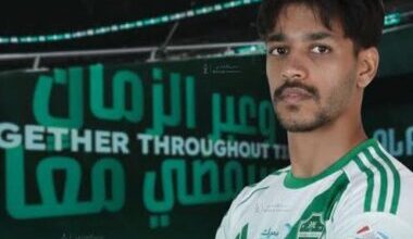 مشعل المطيري لاعب الأهلي