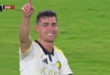 أول رد فعل من رونالدو بعد تتويجه بأول ألقابه مع النصر