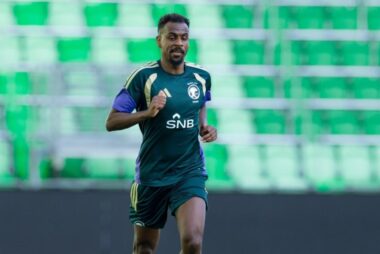 عبد الله الخيبري لاعب المنتخب السعودي