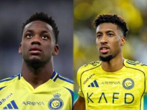 كومان ودوران لاعبا النصر