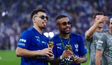 ماركوس ليوناردو ومالكوم لاعبي الهلال