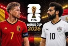 منتخب مصر وبلجيكا