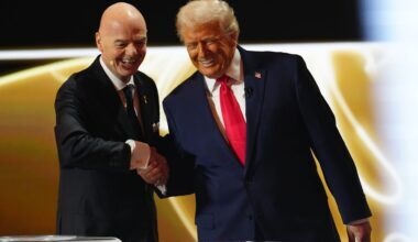 ترامب وإنفانتينو رئيس فيفا