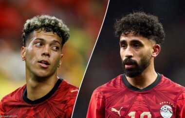 إمام عاشور ومروان عطية لاعبا الأهلي المصري