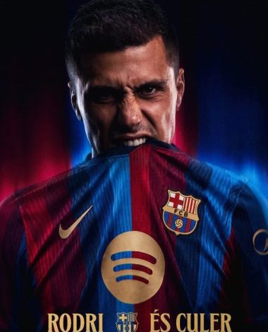 رودري لاعب برشلونة