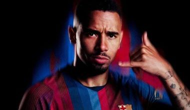 جابريل جيسوس لاعب برشلونة
